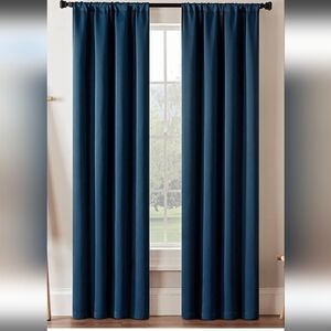 4 Pannels Elegant Blue Curtains 2 Sets (Different)